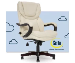 Conway Ivory Big & Tall Bonded Leather Office Chair -Northlight Outlet Home Store 810590382 1