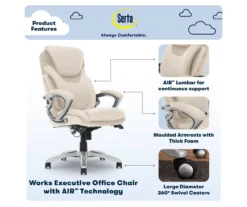 Serta Bryce Bonded Leather Office Chair 27 Serta Bryce Bonded Leather Office Chair -Northlight Outlet Home Store 810590391 7