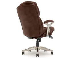 Claremont Chestnut Brown Bonded Leather Office Chair 15 Claremont Chestnut Brown Bonded Leather Office Chair -Northlight Outlet Home Store 810590393 5