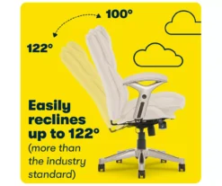 Claremont Ivory Bonded Leather Office Chair -Northlight Outlet Home Store 810590394 8