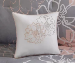 Jane Gray & Blush Floral King 7-Piece Comforter Set -Northlight Outlet Home Store 810590685 810590684 810590683 810590682 5