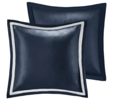 Eliot Navy & White Damask Jacquard California King 8-Piece Comforter Set 17 Eliot Navy & White Damask Jacquard California King 8-Piece Comforter Set -Northlight Outlet Home Store 810590837 810590836 810590835 4