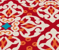 Rilassare Red & Orange Medallion Lattice Outdoor Area Rug, (5' X 7') -Northlight Outlet Home Store 810591263 810591264 810591265 4