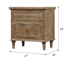 Windham 2-Drawer Nightstand With USB Charging -Northlight Outlet Home Store 810591521 8