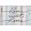"Home Sweet Home" Blue & Gray Boards Doormat