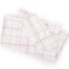 Red & White Windowpane Plaid Full 4-Piece Microfiber Sheet Set