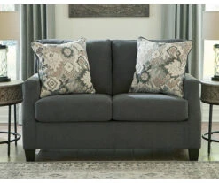 Bayonne Charcoal Loveseat -Northlight Outlet Home Store 810594659 4