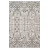 Summertime Ivory & Gray Geometric Ornamental Outdoor Area Rug, (5' X 7.5')