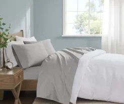 Light Gray 600-Thread Count Pima Cotton King 4-Piece Sheet Set -Northlight Outlet Home Store 810595439 810595440 810595711 810595713 A1 3