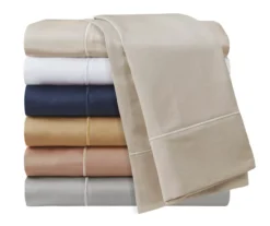 Light Gray 600-Thread Count Pima Cotton King 4-Piece Sheet Set -Northlight Outlet Home Store 810595439 810595440 810595711 810595713 F0 11