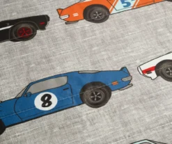 Lush Decor Beige Multi-Color Race Cars Quilt Set -Northlight Outlet Home Store 810595975 2