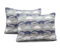 Lush Decor Navy & Gray Dinosaur Reversible Quilt Set -Northlight Outlet Home Store 810596000 5