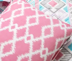 Lush Decor Pink & Turquoise Geometric Stripe Reversible Quilt Set -Northlight Outlet Home Store 810596003 5