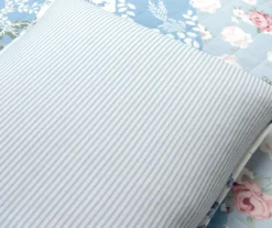 Lush Decor Blue Floral & Stripe Cotton Reversible Quilt Set 27 Lush Decor Blue Floral & Stripe Cotton Reversible Quilt Set -Northlight Outlet Home Store 810596052 6