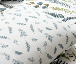 Lush Decor Devonia White & Green Botanical Reversible Cotton Quilt Set -Northlight Outlet Home Store 810596064 6