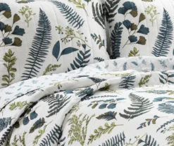 Lush Decor Devonia White & Green Botanical Reversible Cotton Quilt Set -Northlight Outlet Home Store 810596065 2