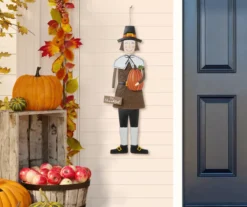 36" Pilgrim Man Metal Yard Stake -Northlight Outlet Home Store 810596300 4