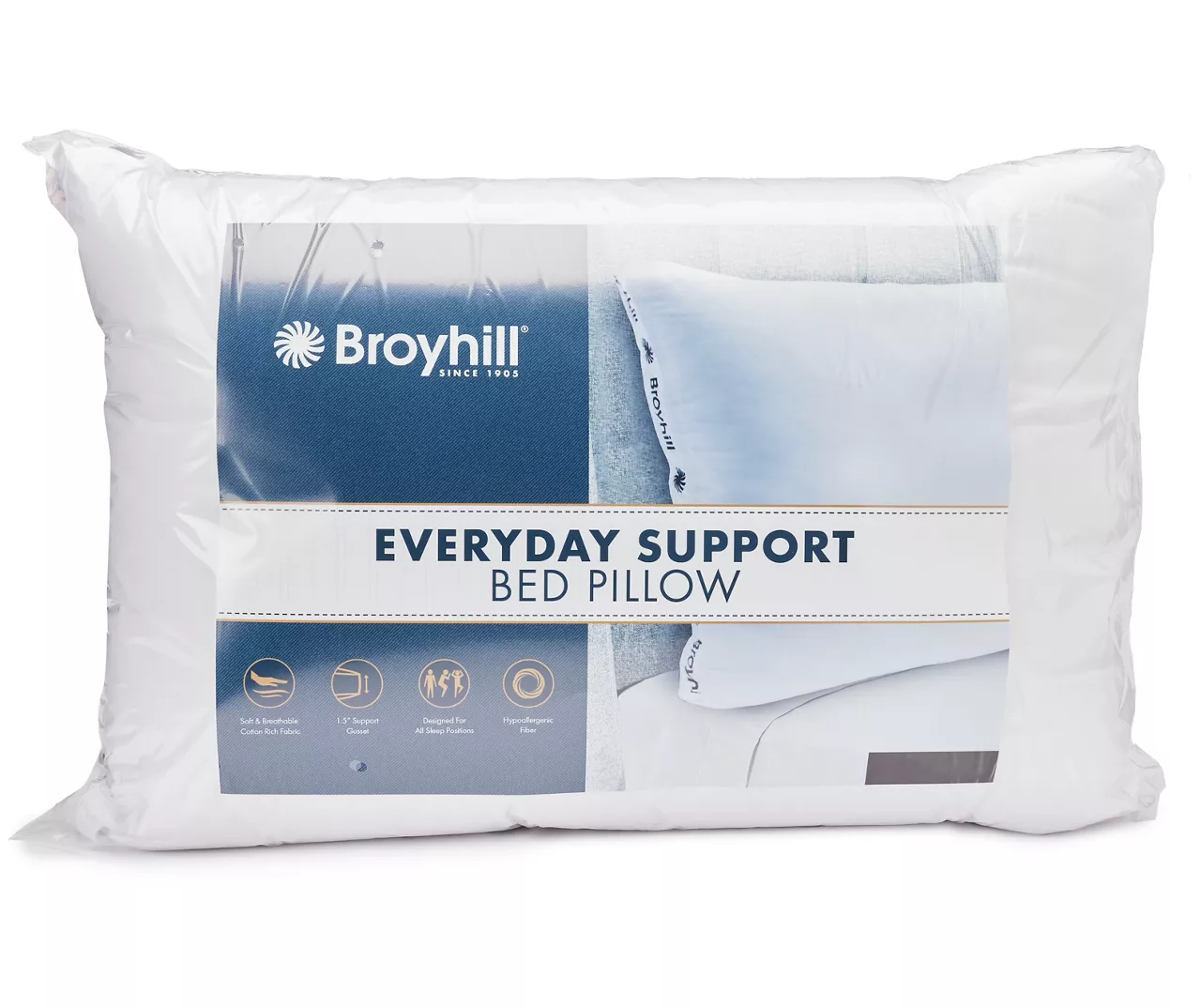 Everyday Support White Standard Pillow 1 Everyday Support White Standard Pillow