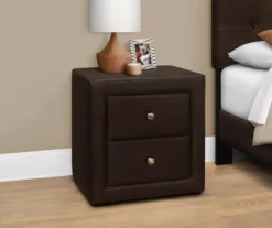 Monarch Faux Leather Nightstand -Northlight Outlet Home Store 810598393 B0