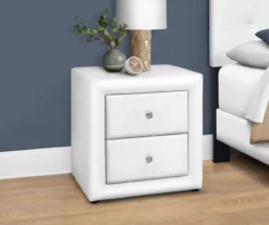 Monarch Faux Leather Nightstand -Northlight Outlet Home Store 810598394 B0