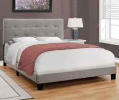 Monarch Linen Tufted Low Profile Bed -Northlight Outlet Home Store 810598498 B0