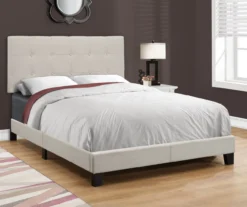Monarch Linen Tufted Low Profile Bed -Northlight Outlet Home Store 810598502 B0