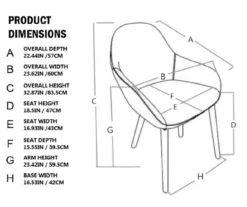 Mid-Century Modern Navy Faux Leather Dining Chairs, 2-Pack -Northlight Outlet Home Store 810598714 A0 6 1
