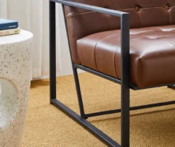 Glitzhome Modern Industrial Faux Leather Accent Chairs, 2-Pack -Northlight Outlet Home Store 810598913 A0 6