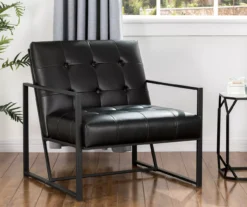 Glitzhome Modern Industrial Faux Leather Accent Chairs, 2-Pack -Northlight Outlet Home Store 810598914 A0 3