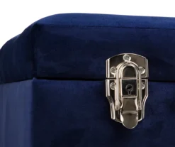 Glitzhome Velvet Suitcase Storage Stool 25 Glitzhome Velvet Suitcase Storage Stool -Northlight Outlet Home Store 810598944 A0 5