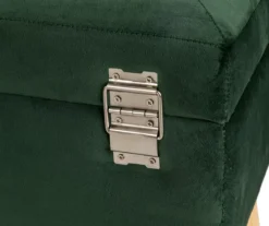 Glitzhome Velvet Suitcase Storage Stool 18 Glitzhome Velvet Suitcase Storage Stool -Northlight Outlet Home Store 810598947 A0 4