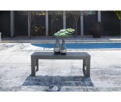 Amora Slat Wood Look Patio Coffee Table 10 Amora Slat Wood Look Patio Coffee Table -Northlight Outlet Home Store 810599429 2