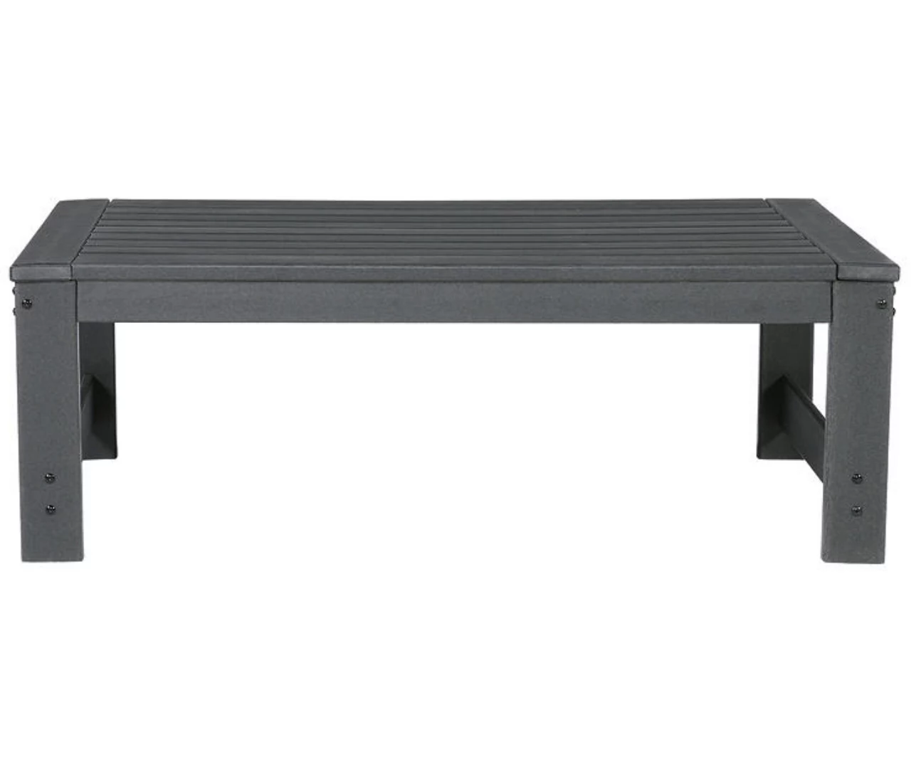 Amora Slat Wood Look Patio Coffee Table 1 Amora Slat Wood Look Patio Coffee Table