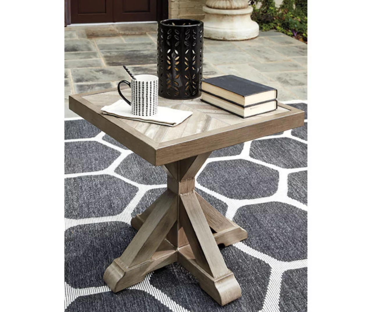 Beachcroft Wood Look Patio End Table 3 Beachcroft Wood Look Patio End Table - Image 3