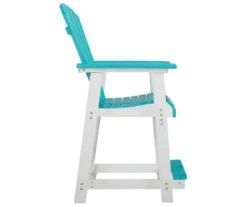 Eisley Wood Look Patio Dining Counter Stools, 2-Pack -Northlight Outlet Home Store 810599459 5