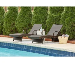 Kantana All-Weather Wicker Patio Chaise Lounge Chairs, 2-Pack -Northlight Outlet Home Store 810599469 8