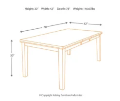 Ralene Extension Leaf Dining Table 9 Ralene Extension Leaf Dining Table -Northlight Outlet Home Store 810599579 5