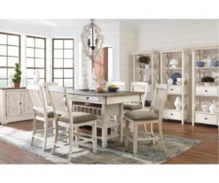 Bolanburg Counter-Height Dining Table With Wine Bottle Storage -Northlight Outlet Home Store 810599589 2