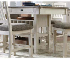 Bolanburg Counter-Height Dining Table With Wine Bottle Storage -Northlight Outlet Home Store 810599589