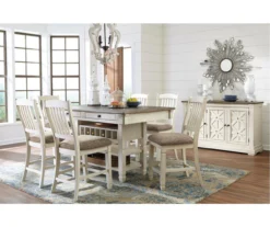 Bolanburg Counter-Height Dining Table With Wine Bottle Storage -Northlight Outlet Home Store 810599589 3