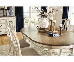 Raelyn Oval Extension Leaf Dining Table -Northlight Outlet Home Store 810599594 7