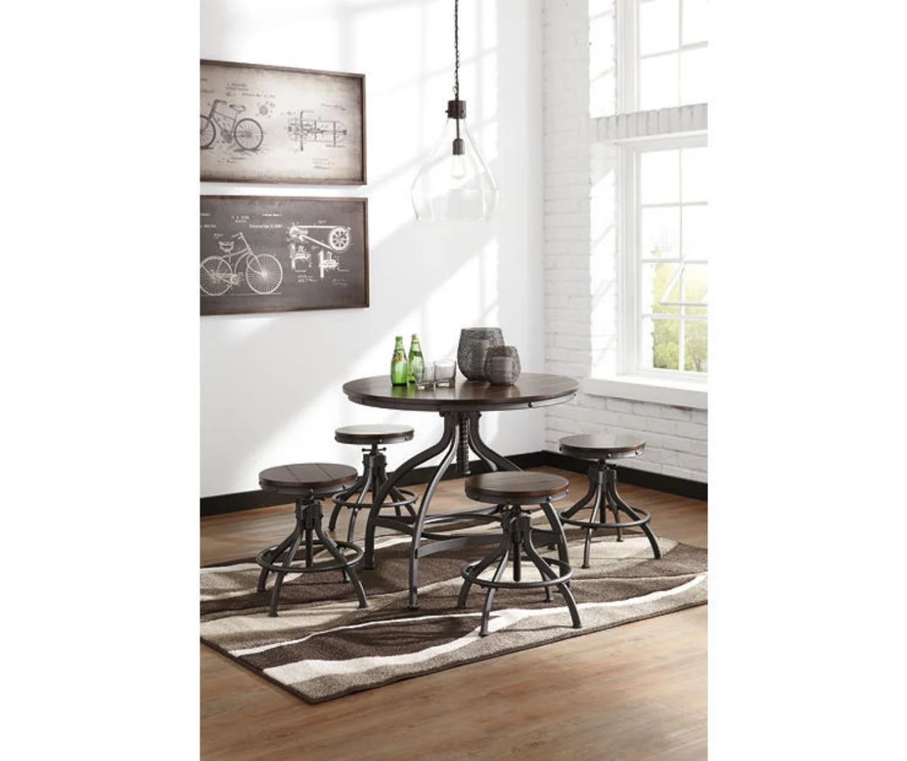Odium 5-Oiece Counter-Height Dining Set 10 Odium 5-Oiece Counter-Height Dining Set - Image 10