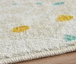 "Free" Feather Cream & Teal Area Rug, (8' X 10') -Northlight Outlet Home Store 810599705 A8 4