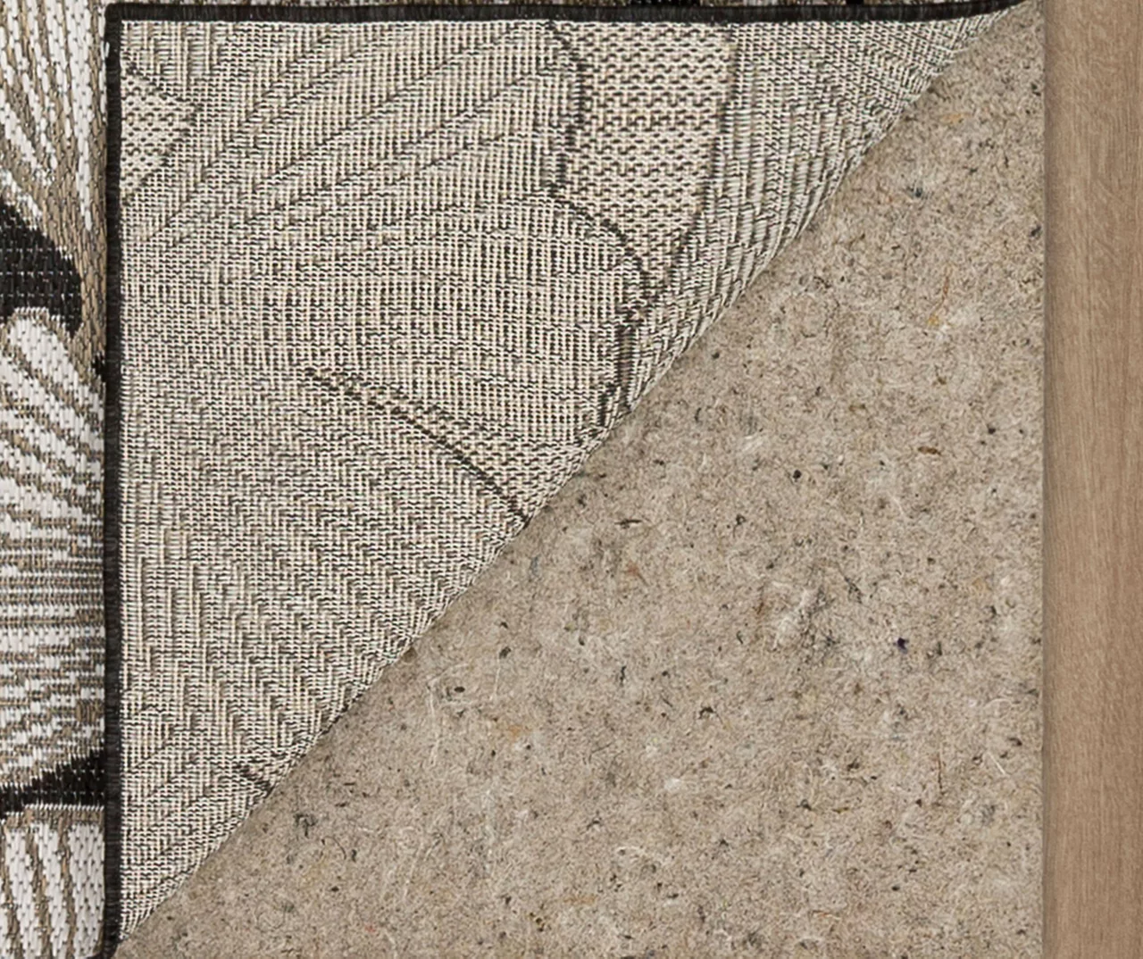 Treasured Garden Dark Gray & White Botanical Outdoor Area Rug, (8' X 10') 4 Treasured Garden Dark Gray & White Botanical Outdoor Area Rug, (8' X 10') - Image 4