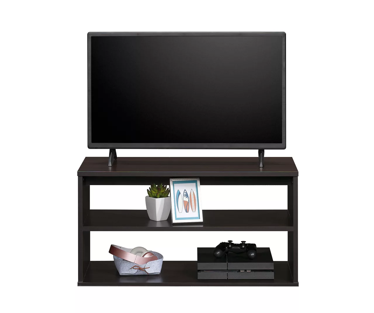 32.3" Cinnamon Cherry Open Frame TV Stand 1 32.3" Cinnamon Cherry Open Frame TV Stand