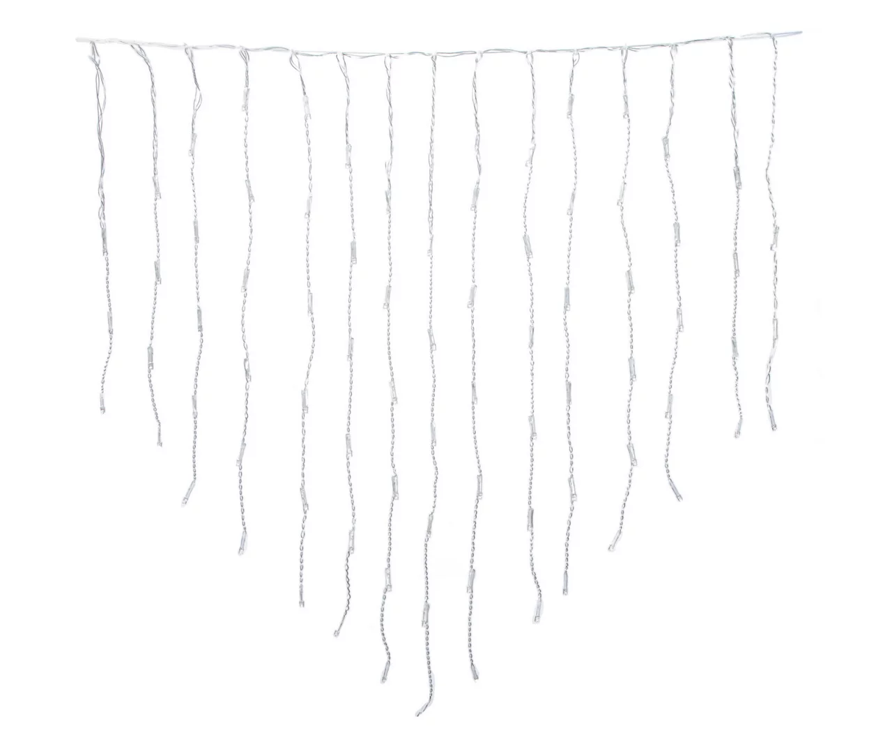 Red Heart Shape Curtain LED Light Set, 76 Lights 3 Red Heart Shape Curtain LED Light Set, 76 Lights - Image 3