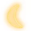 Warm White Crescent Moon LED Neon Wall Light