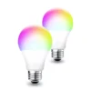 Glow-Up 6-Watt A19 LED Multicolor Light Bulbs, 2-Pack