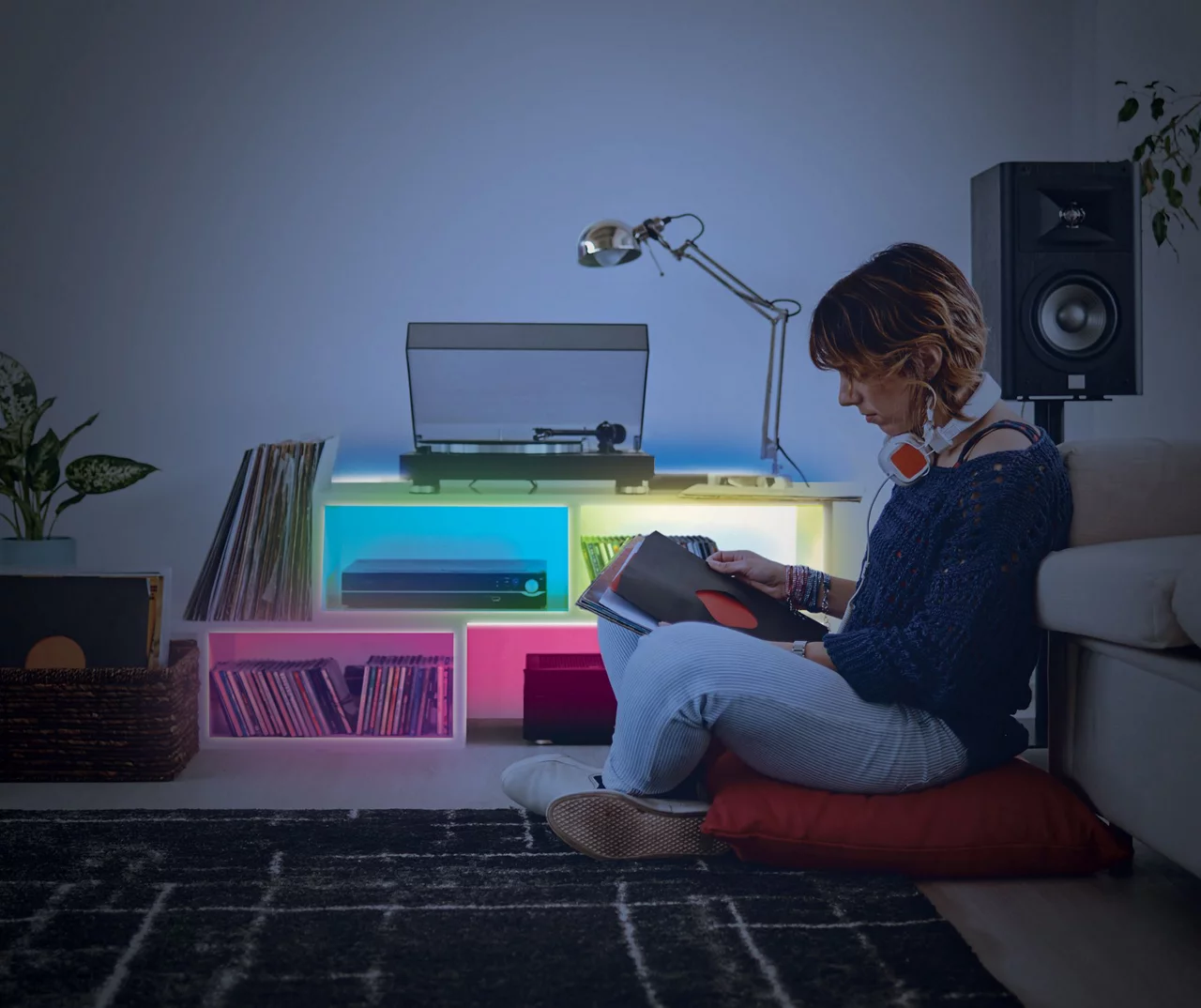 Glow-Up Music Sync Strip Light, 9' Ft. 2 Glow-Up Music Sync Strip Light, 9' Ft. - Image 2