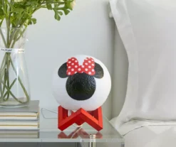 Disney Red Minnie Mouse Silhouette Multi-Color Moon Lamp -Northlight Outlet Home Store 810603742 B0 2
